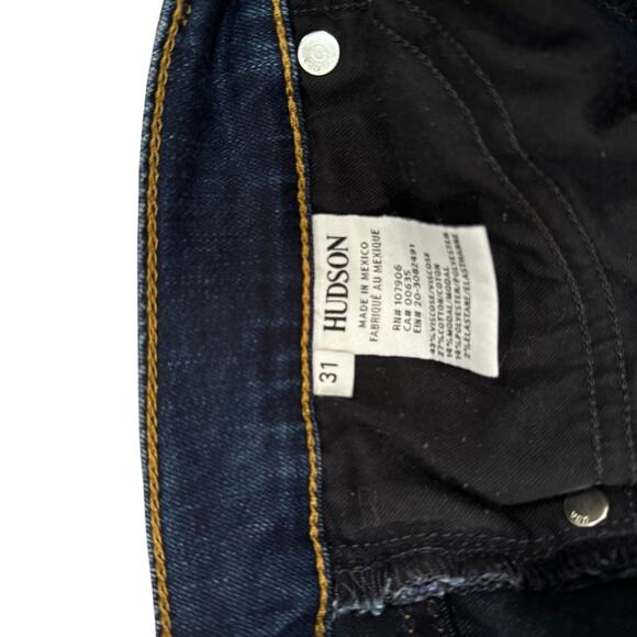 Hudson Jeans Stretch Denim Dark Blue women size 31 - Picture 7 of 7